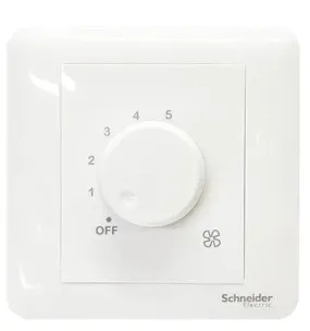 Schneider 100W 220V 1 Gang Fan Controller | Model : A3G31BFC-WE-G2