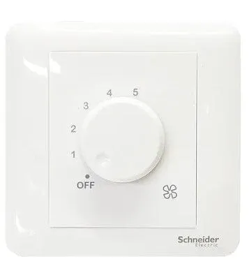 Schneider 100W 220V 1 Gang Fan Controller | Model : A3G31BFC-WE-G2