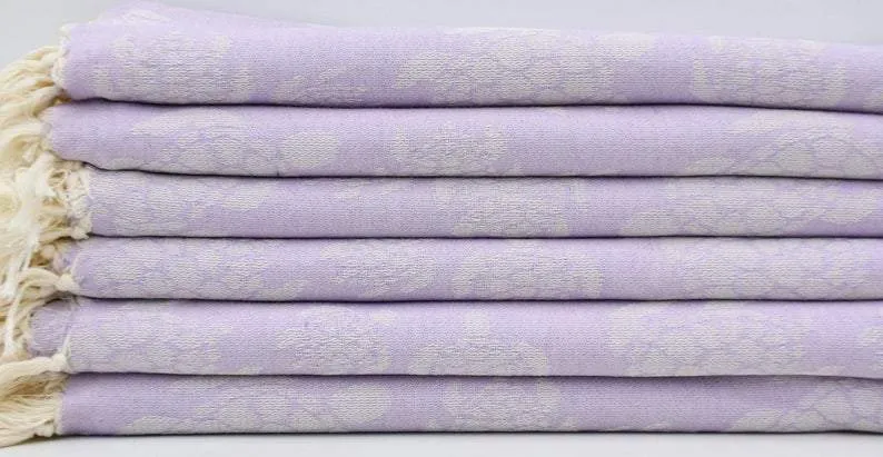 Sea Turtle Purple 100% Cotton Towel