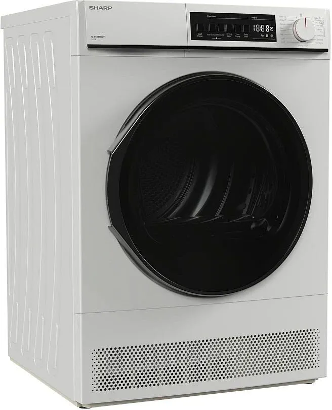 Sharp KDNCB8S7GW91 8Kg Condenser Tumble Dryer - White