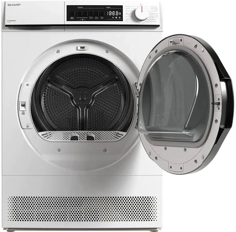 Sharp KDNCB8S7GW91 8Kg Condenser Tumble Dryer - White