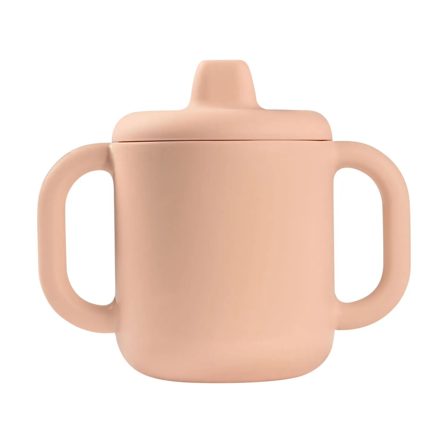 Silicone Learning Cup with Spout Lid - Pink