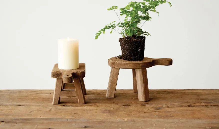 Small Wood Pedestal