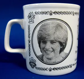 Souvenir Royal Wedding Mug Charles And Diana Ceramic 1981 Photos