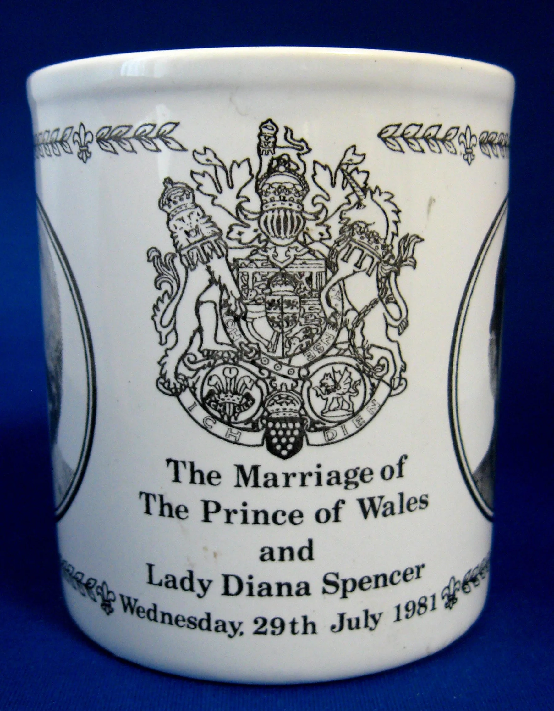 Souvenir Royal Wedding Mug Charles And Diana Ceramic 1981 Photos