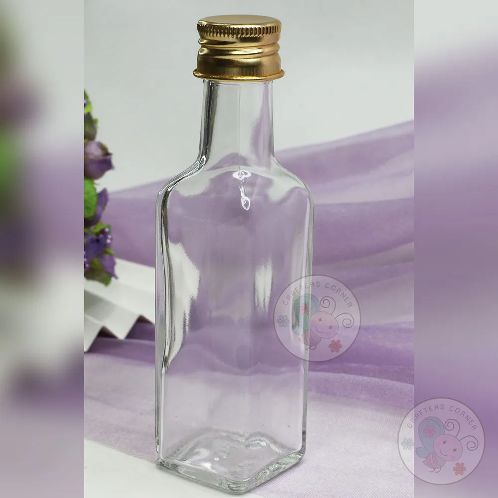 Square Shape Glass Bottle