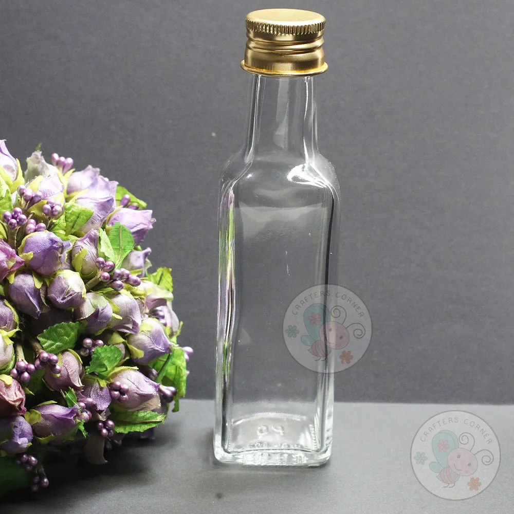 Square Shape Glass Bottle