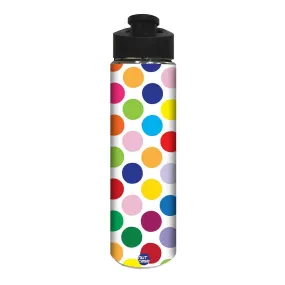 Stainless Steel Water Bottle -  Dots with Background