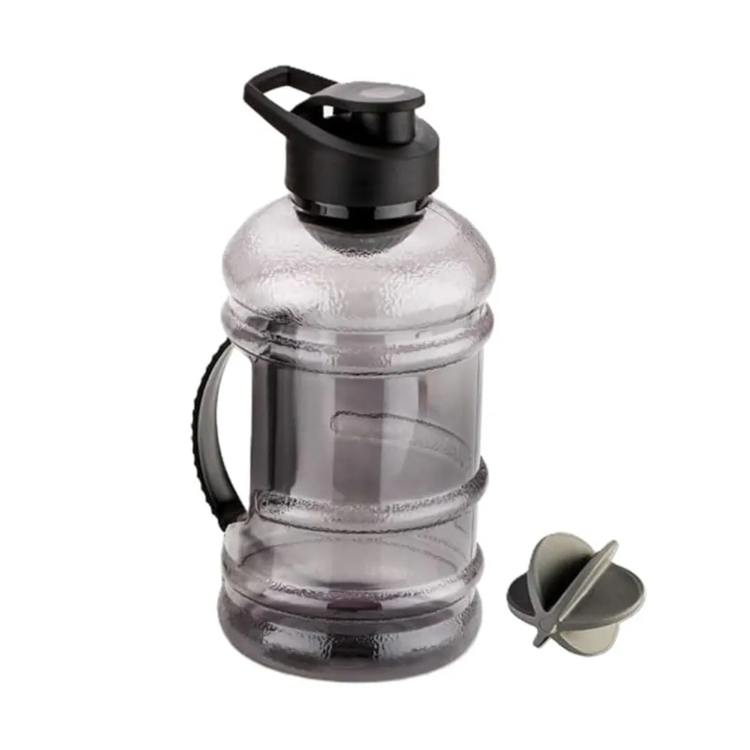 Stylish Gym Water Bottle 1.5 Ltr | Gallon Style Bottle with Mixing Ball & Strainer