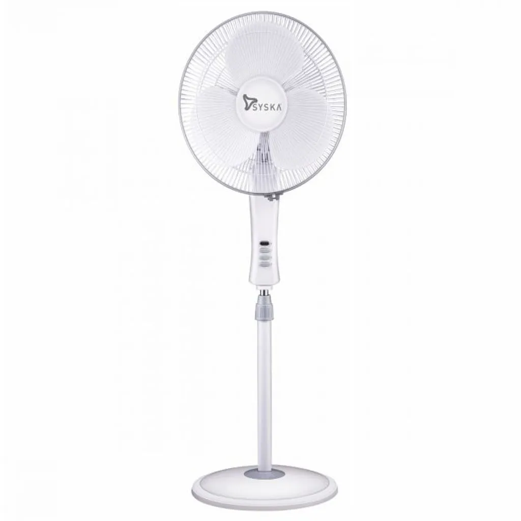 Syska IMPELLO-SUPREME High Speed Pedestal Fan SSK-SFPF10-H White