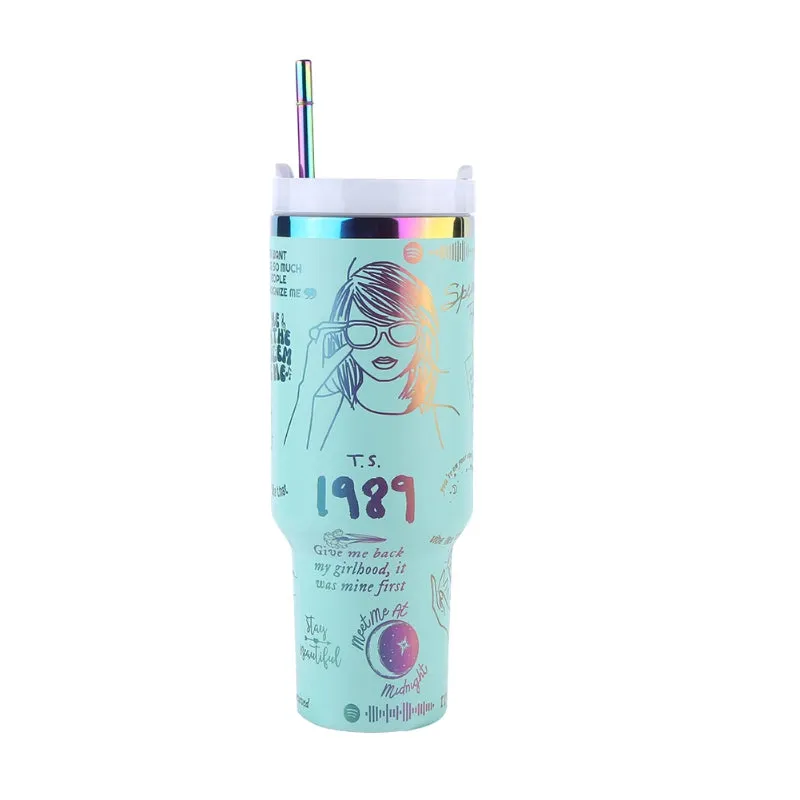 Taylor Swift 40oz Insulated Tumbler With Straw