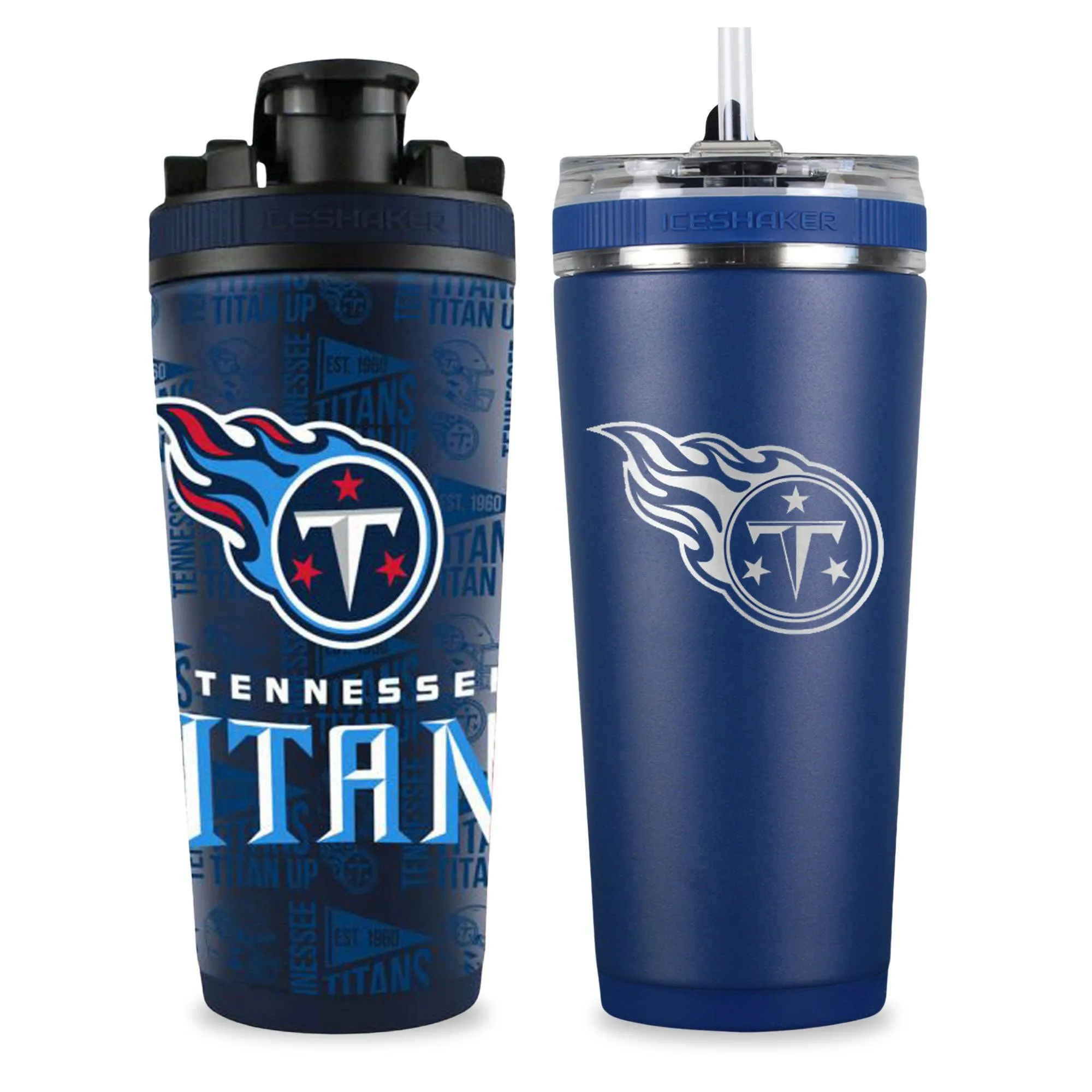 Tennessee Titans 4D Shaker & Flex Bottle Bundle