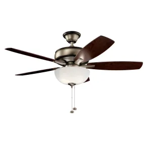 Terra Select 52" LED Ceiling Fan in Burnished Antique Pewter