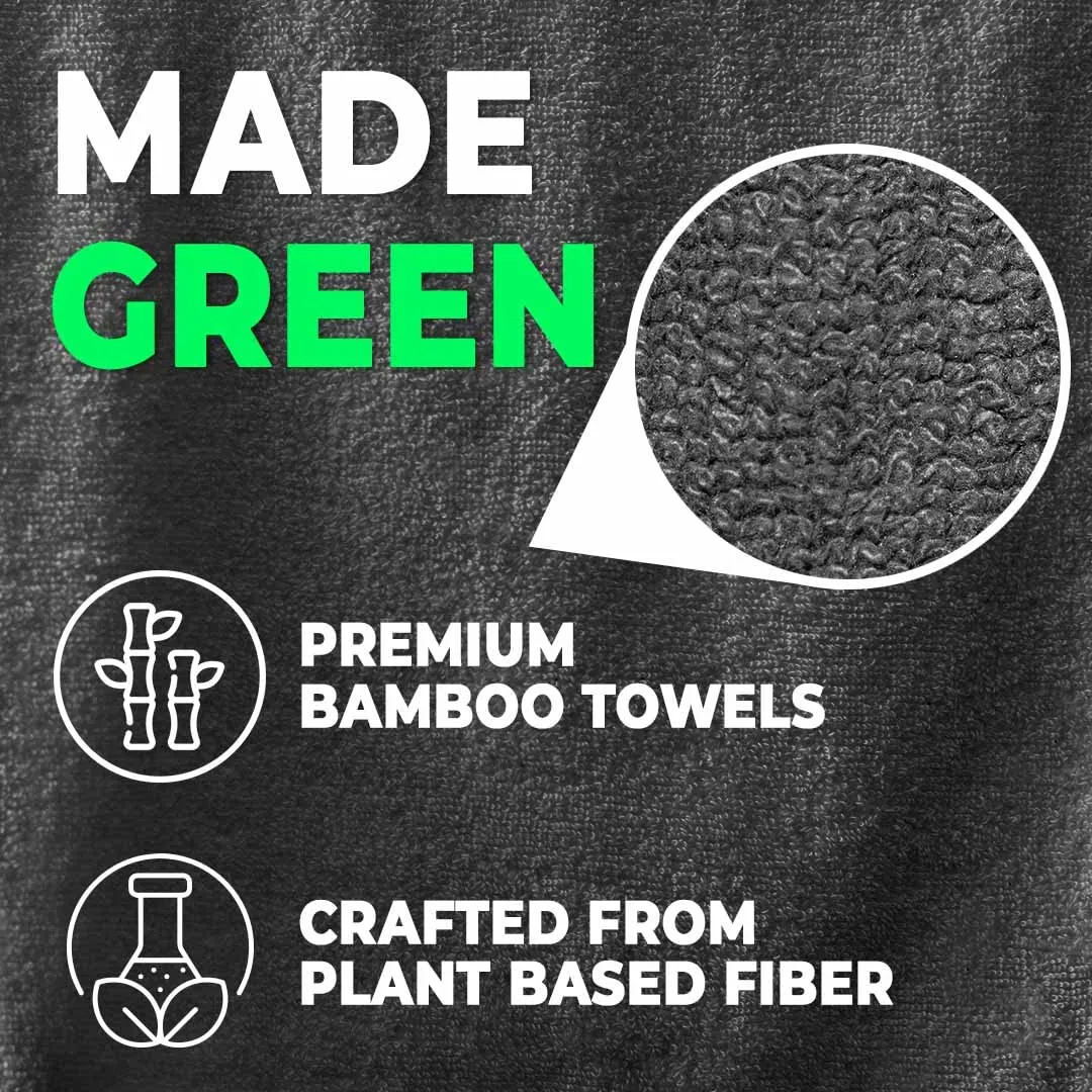 The Better Home Bamboo Bath Towel for Men & Women | 450GSM Bamboo Towel | Ultra Soft, Hyper Absorbent & Anti Odour Bathing Towel | 27x54 inches (Pack of 1, Grey)