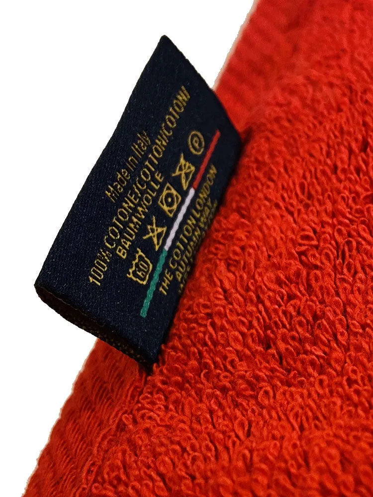 The Cotton Luxury 2-Piece Towel Bale - Rosso Ciliegia