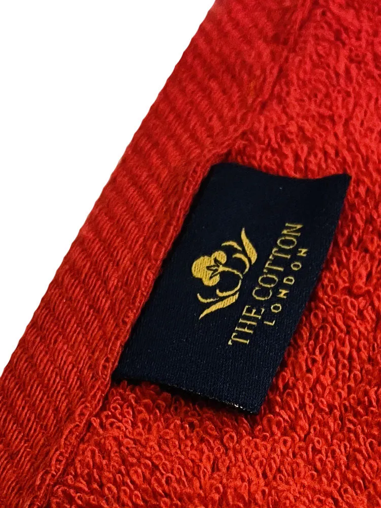 The Cotton Luxury 2-Piece Towel Bale - Rosso Ciliegia