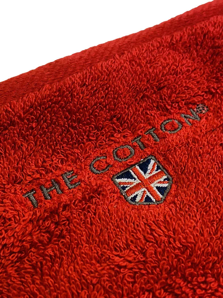 The Cotton Luxury 2-Piece Towel Bale - Rosso Ciliegia