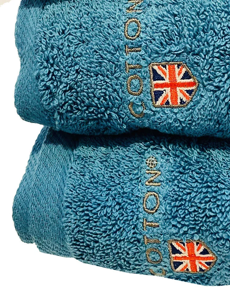 The Cotton Luxury Bath Towel - Tropical Blue