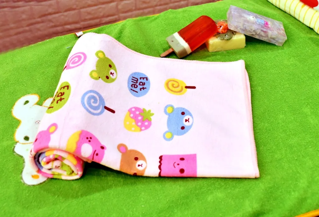 THE LITTLE LOOKERS Towel/Bath Towel / 100% Cotton Washcloth for New Born Baby/Infants/Toddlers