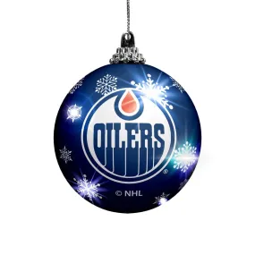 The Sports Vault NHL Edmonton Oilers 2-Pack Light Up Ornaments