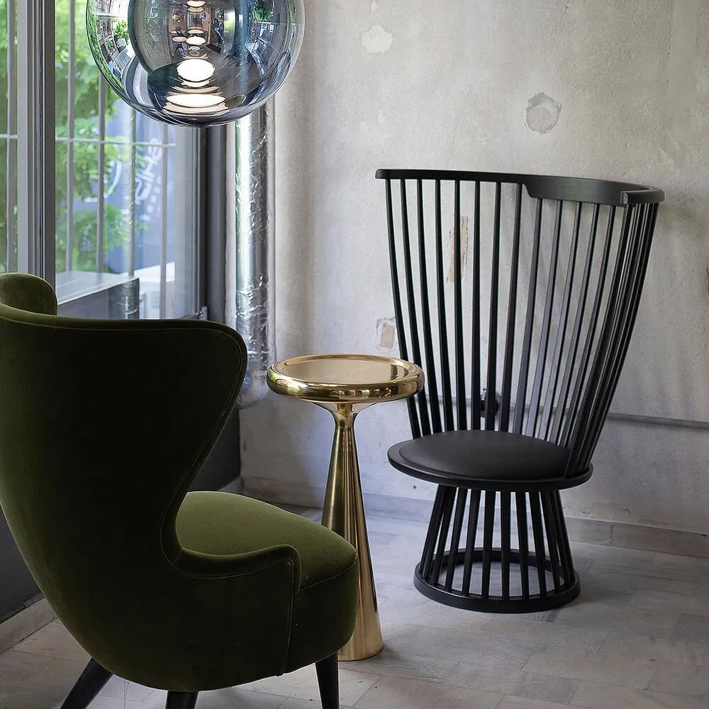 tom dixon | fan chair | black