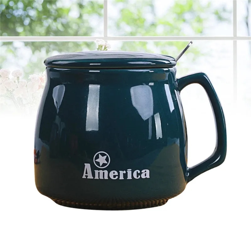 Traditional America Theme Ceramic Coffee Mug