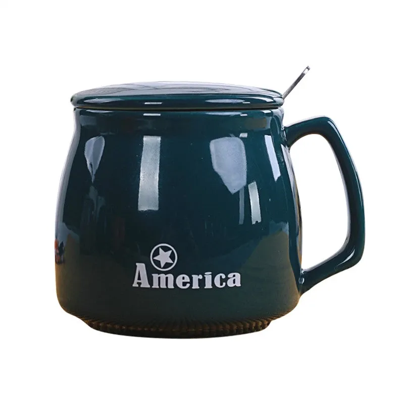 Traditional America Theme Ceramic Coffee Mug