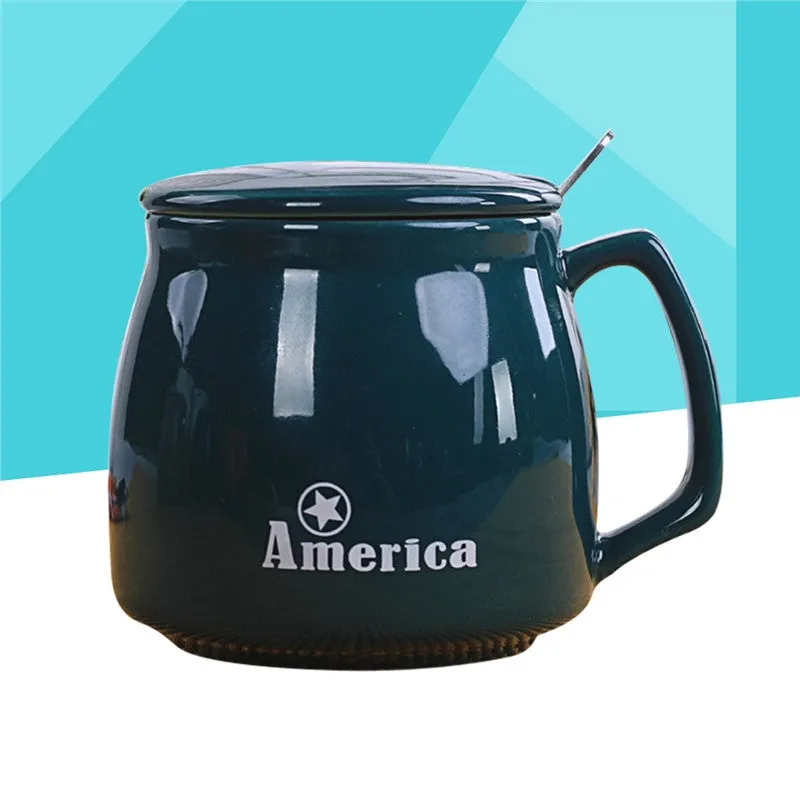 Traditional America Theme Ceramic Coffee Mug