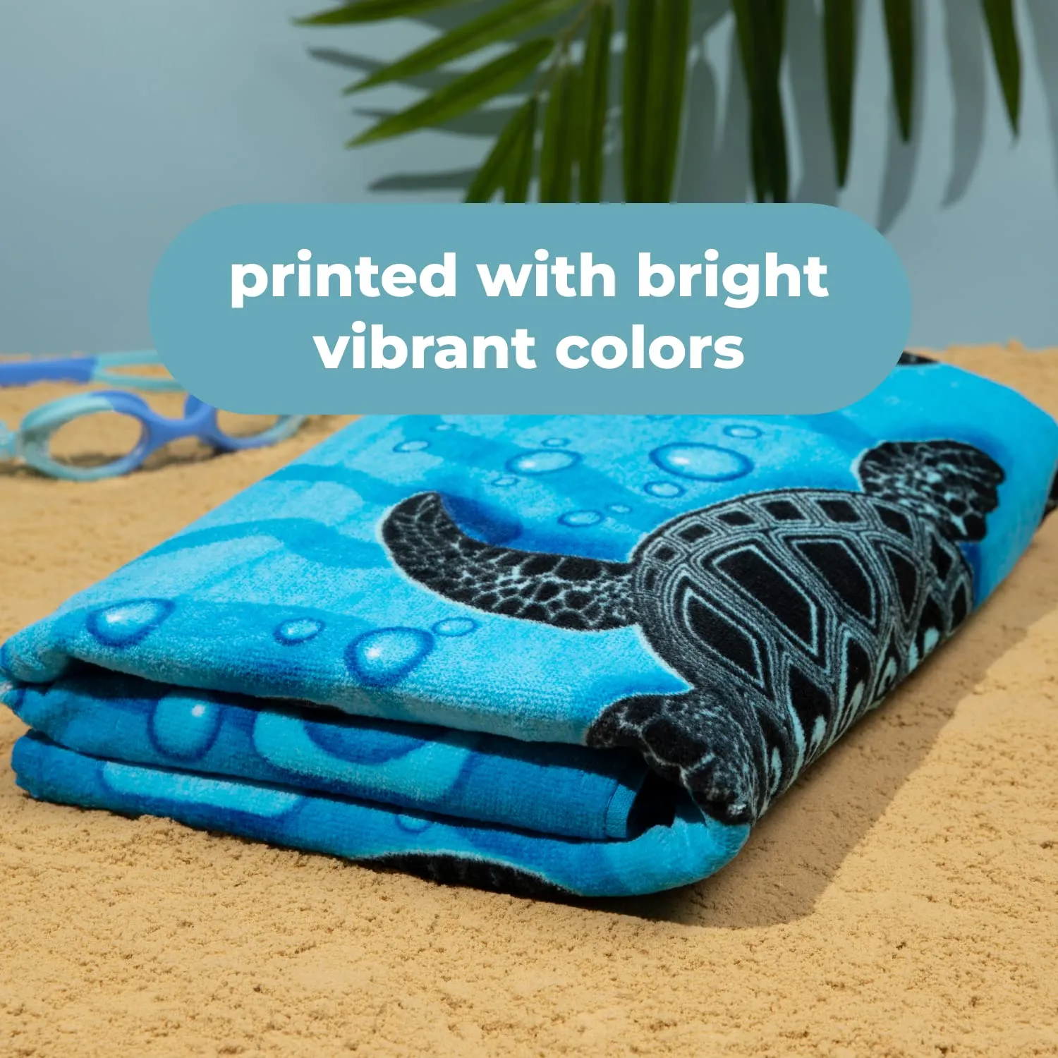 Tribal Sea Turtles Super Soft Plush Cotton Beach Bath Pool Towel