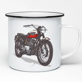 TRIUMPH BONNEVILLE ENAMEL MUG