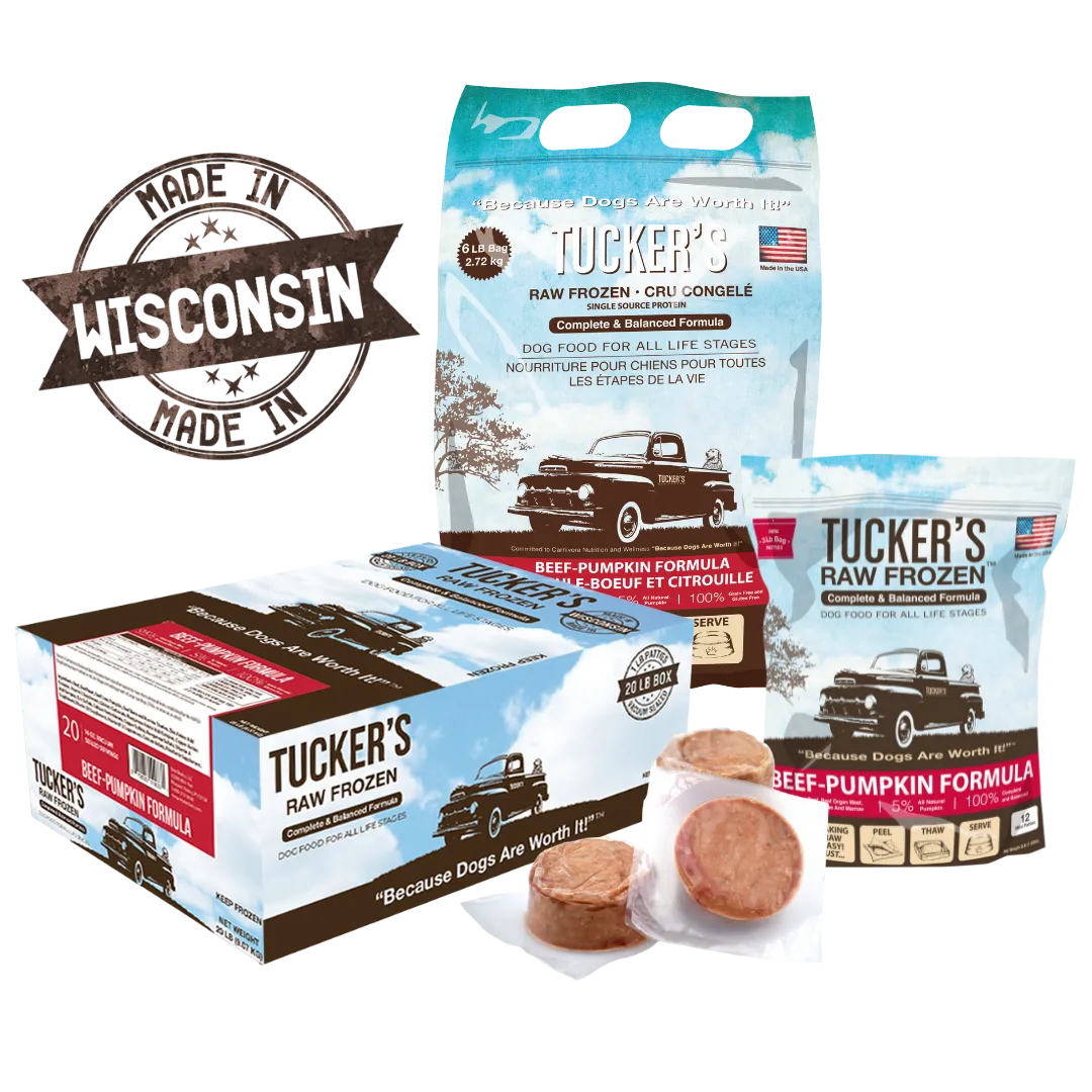 Tuckers Beef & Pumpkin Frozen Raw Dog Food