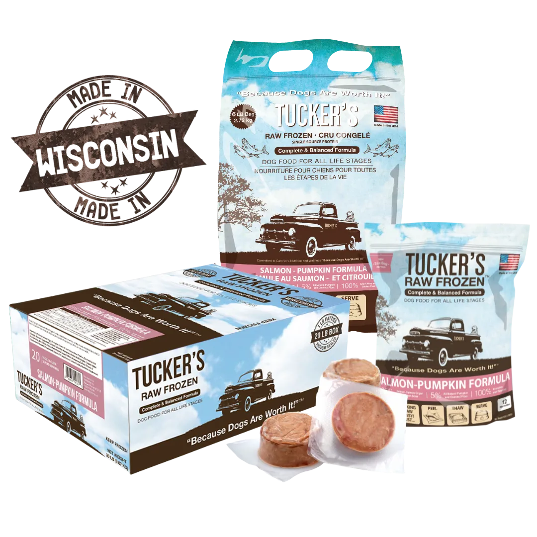 Tuckers Salmon & Pumpkin Frozen Raw Dog Food