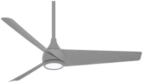 Twist 52" Ceiling Fan in Grey