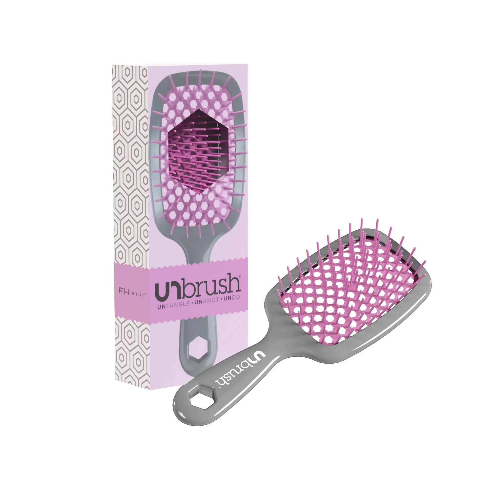 UNBRUSH DETANGLING HAIR BRUSH - ORCHID