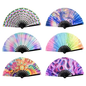 UV Fluorescent Folding Fan