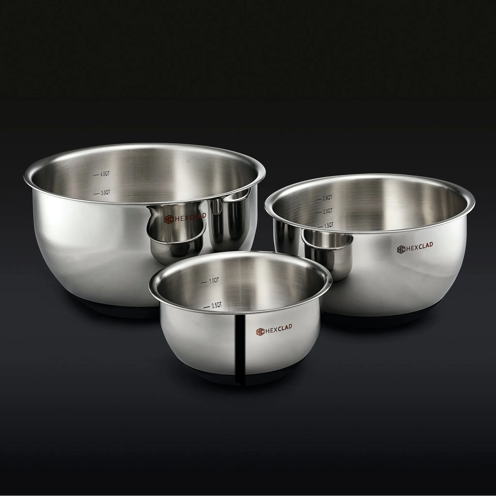 Vacuum Seal Stainless Steel Mixing and Storage Bowls