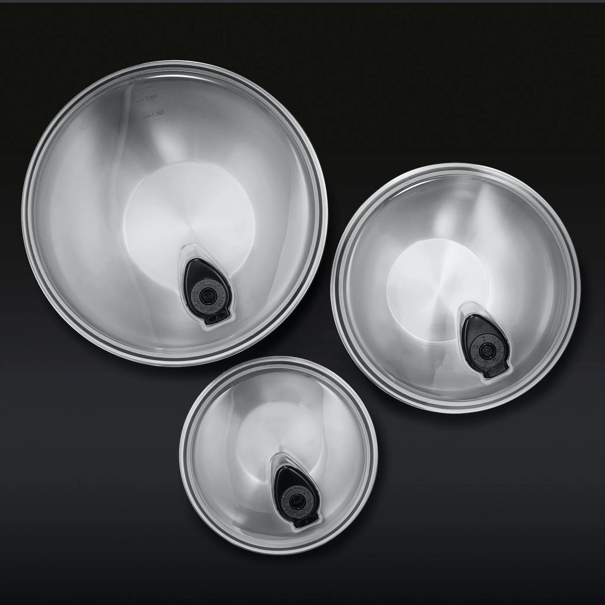 Vacuum Seal Stainless Steel Mixing and Storage Bowls