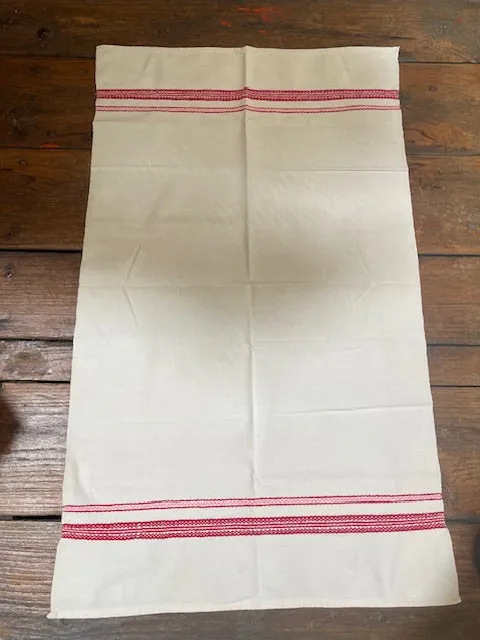 Vintage European Linen Tea Towel  #6642