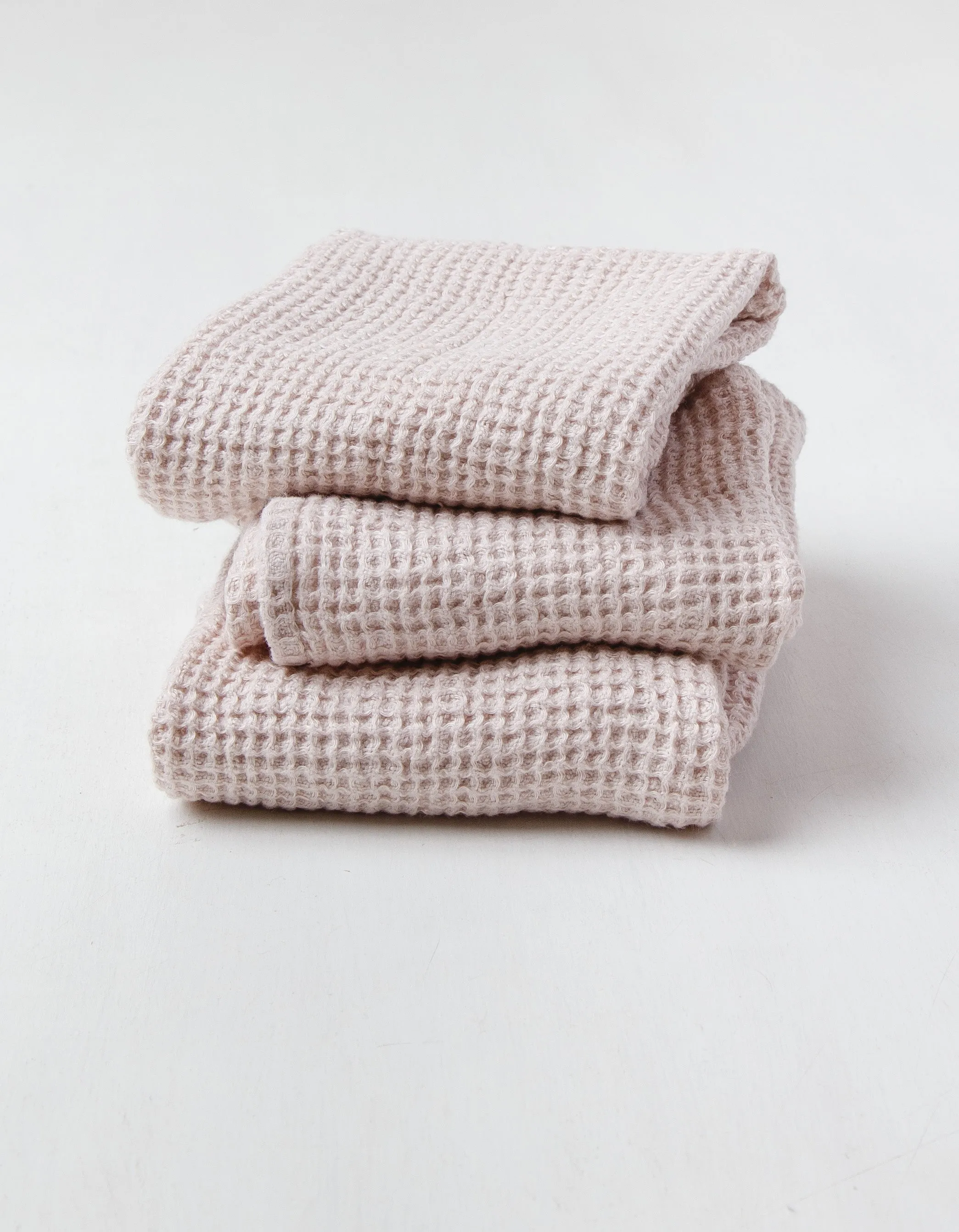 Waffle Linen Bath Towels