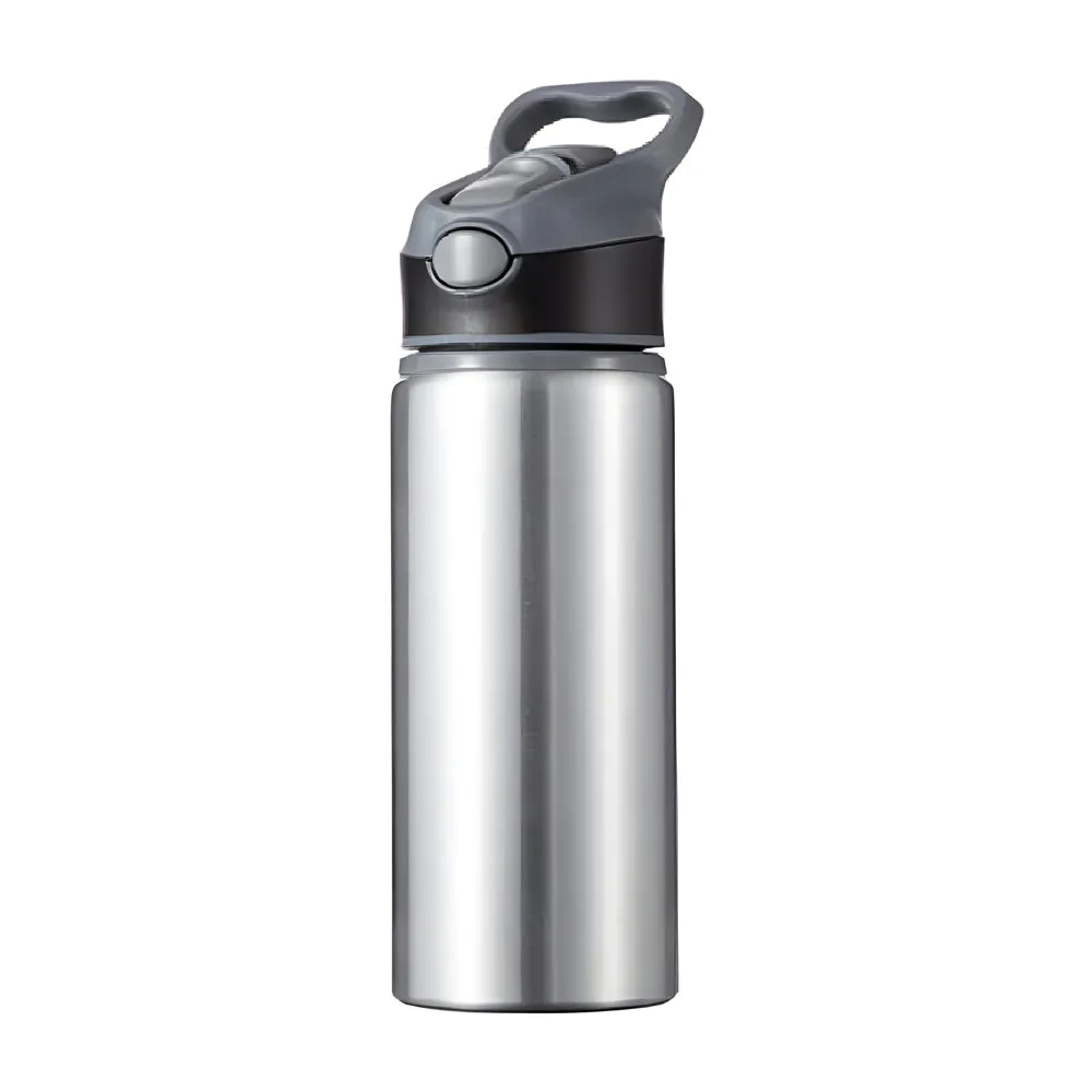 Water Bottles - EXPLORER - 650ml - SILVER/ BLACK