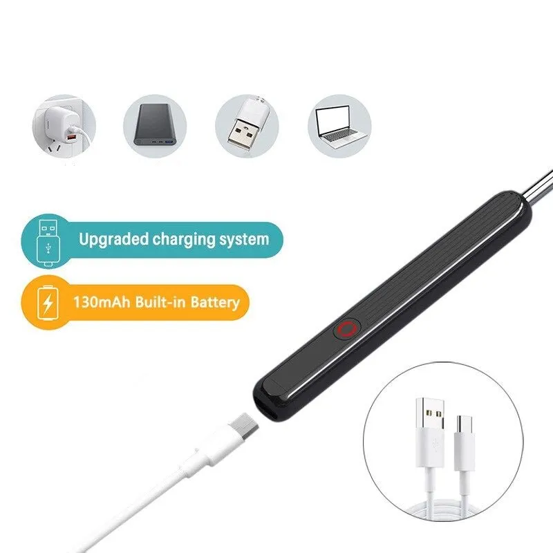 Wireless Earwax Remover Otoscope Tool - Ear Wax Removal Tool with Camera Ear Endoscope 1080P Kit for iPhone iPad Android