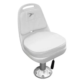 Wise 8WD013-710 Standard Pilot Chair & Cushions w/ 15" Fixed Pedestal & Seat Slide Mount