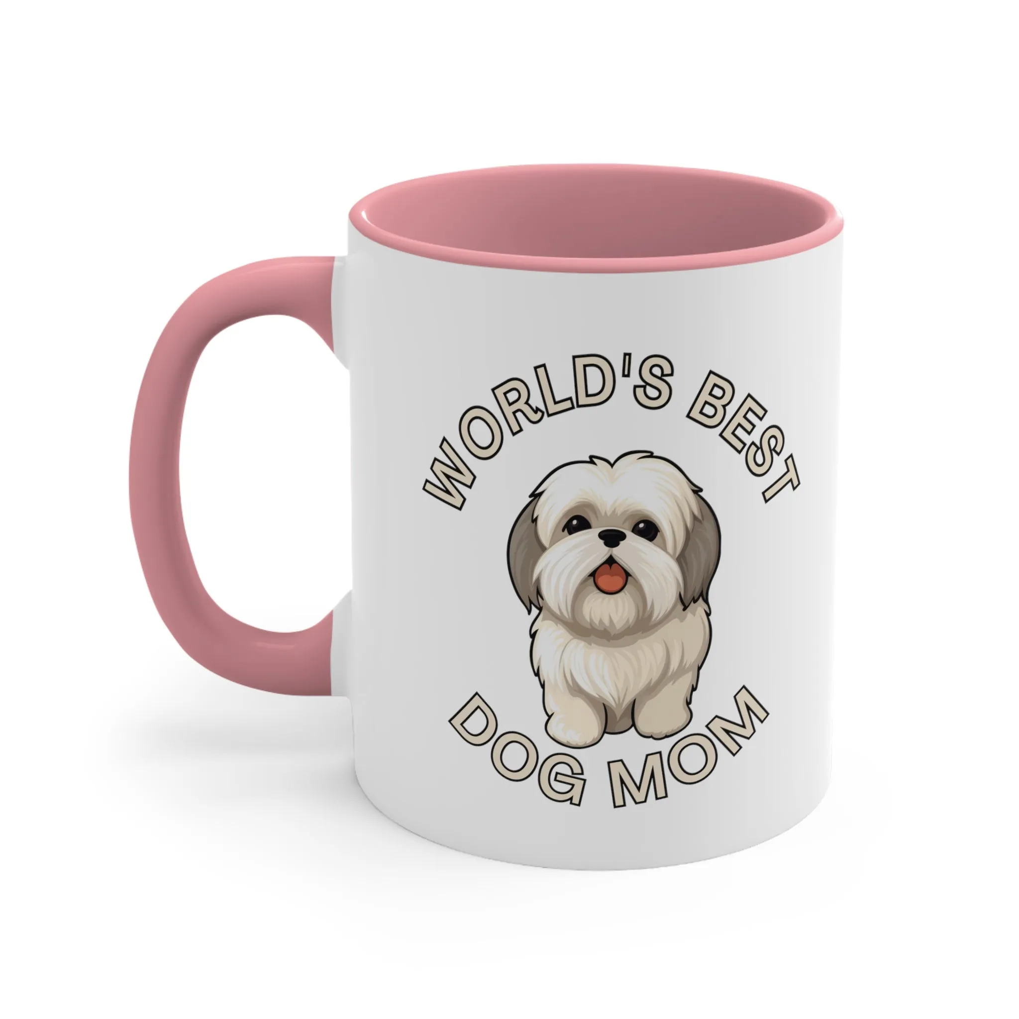 World's Best Dog Mom Multi-Color Coffee Mug for Dog Owners