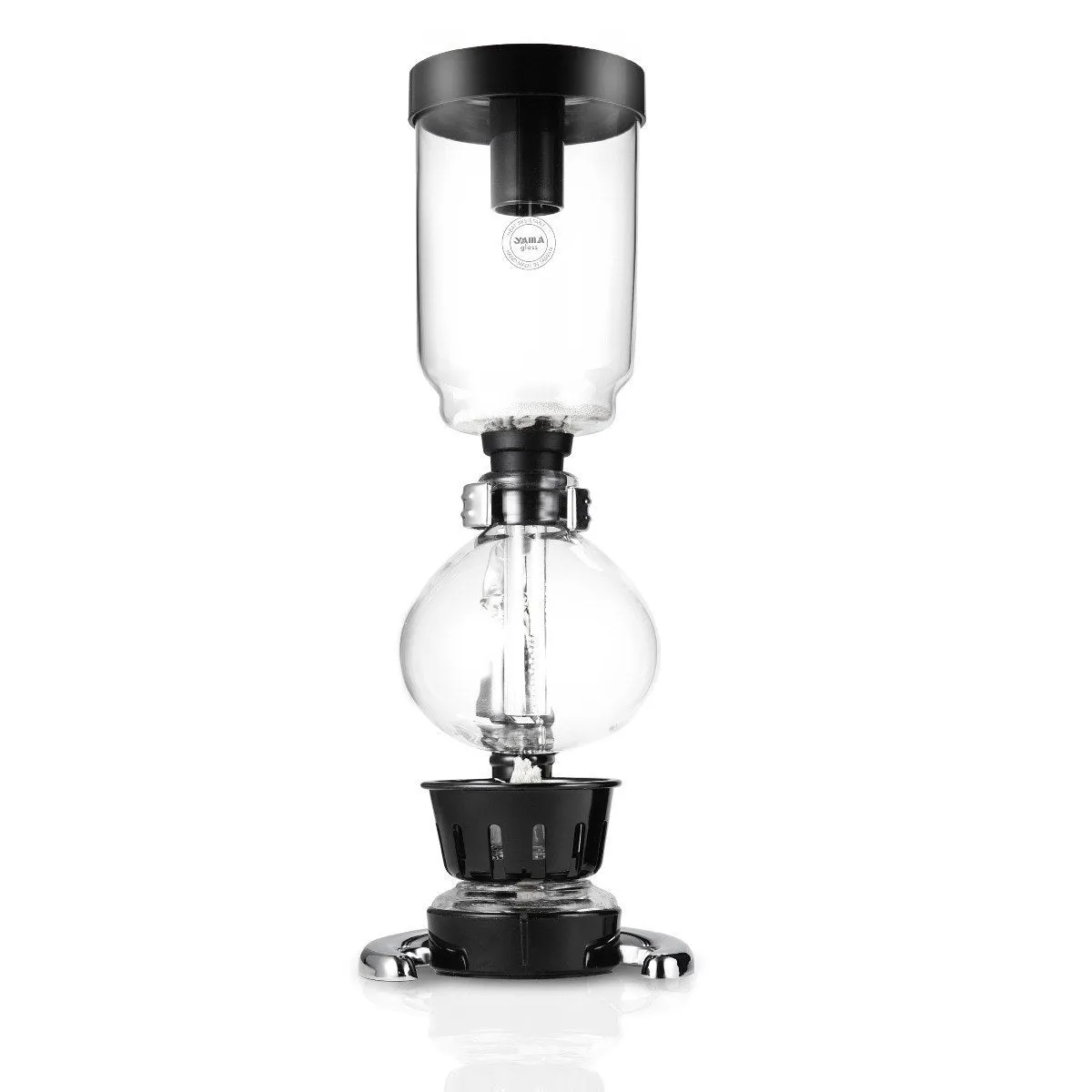 Yama Glass 3 Cup Tabletop Siphon Coffee Maker (Alcohol Burner)