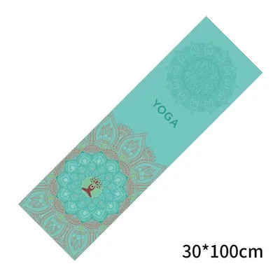 Yoga Mat Microfiber Towel In 10 Different Colors You Choose Mandala Prints And Gypsy Designs Pink Mint Blue Multi Colored Great For Gym Beach Meditation