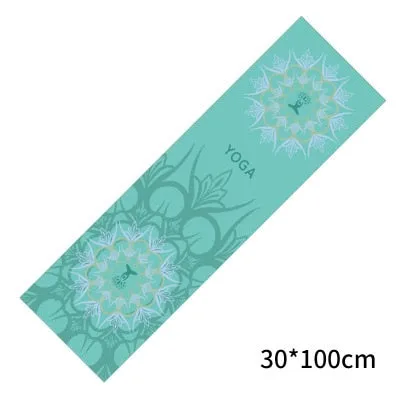 Yoga Mat Microfiber Towel In 10 Different Colors You Choose Mandala Prints And Gypsy Designs Pink Mint Blue Multi Colored Great For Gym Beach Meditation